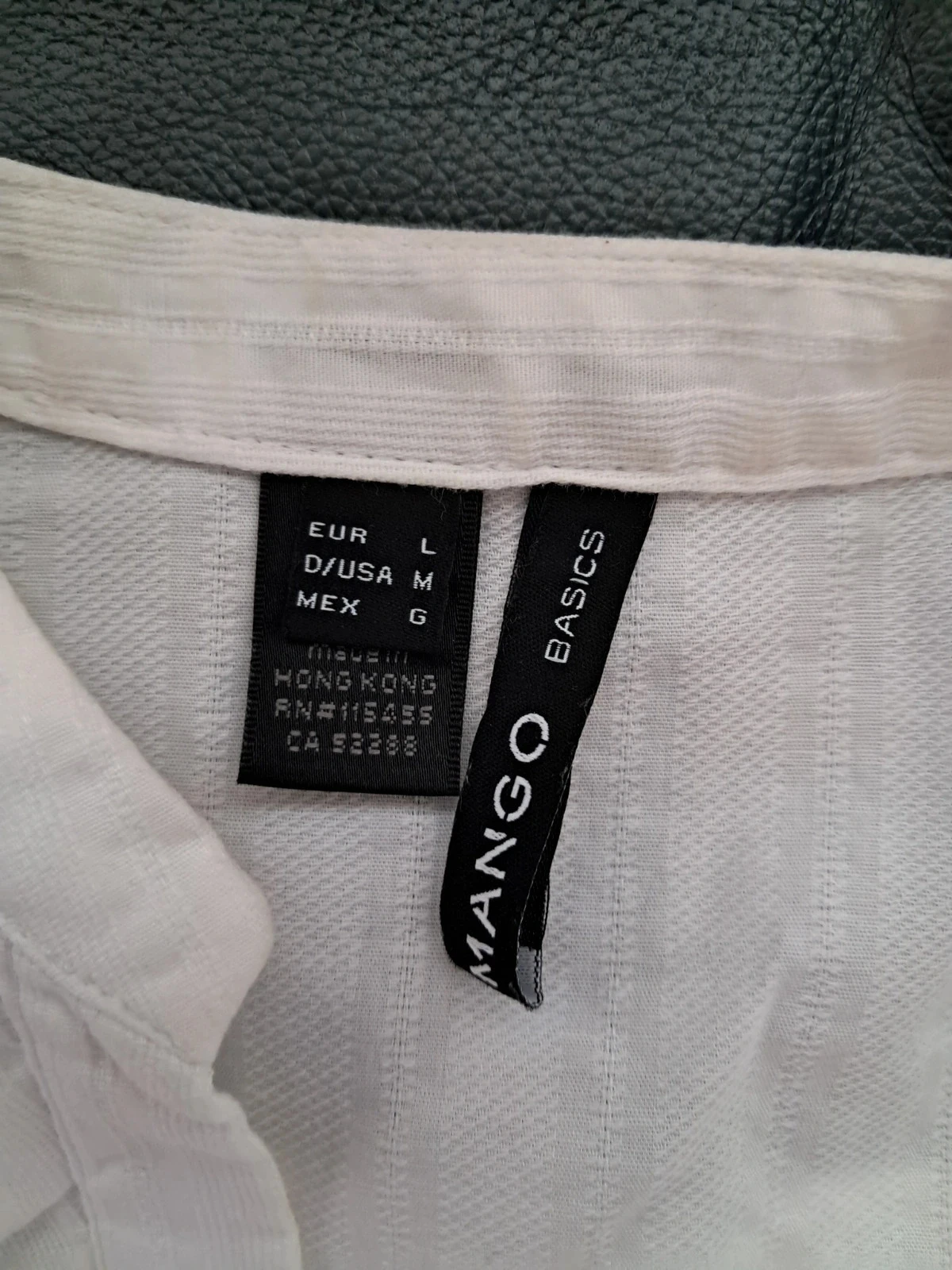 Blusa branca com babados Mango tamanho L – photo 6